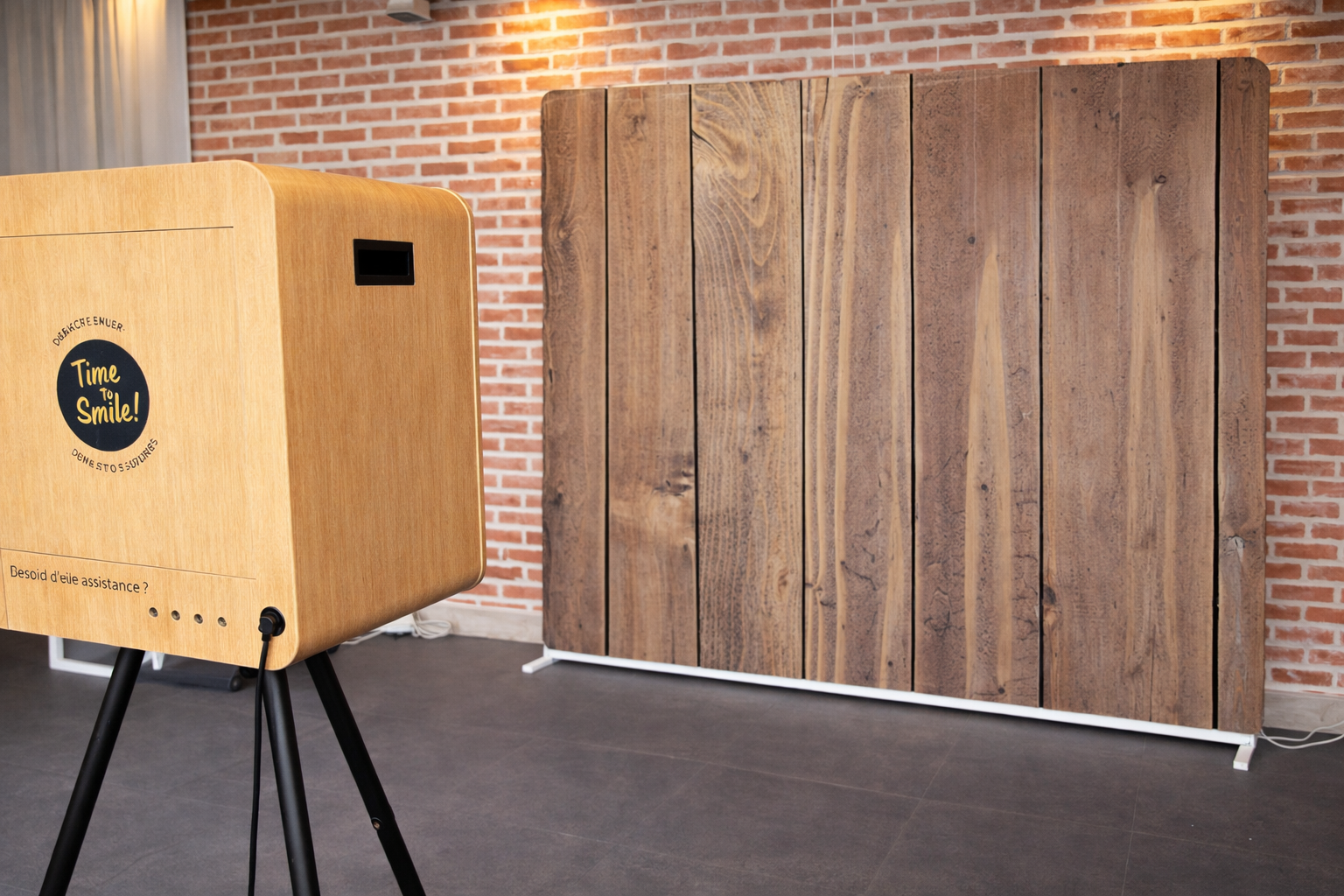 Toile de fond – Wood – Location