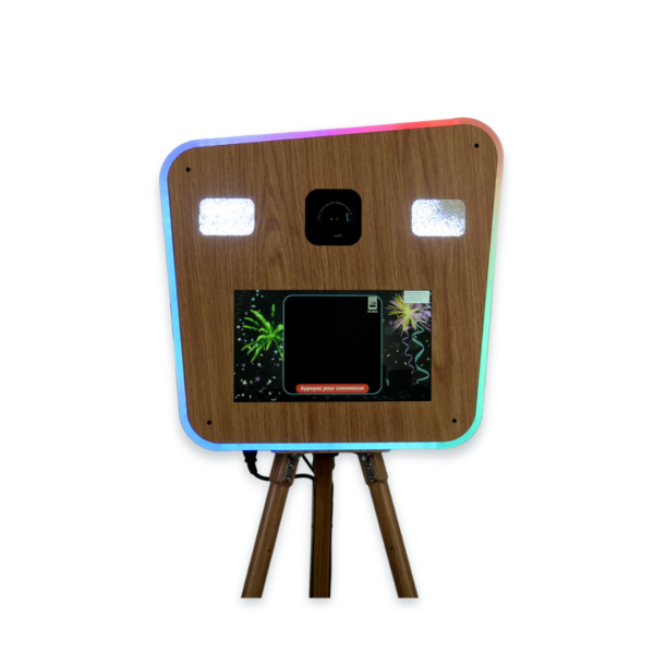 Borne Time To Smile - Easy Wood - 200 tirages photo instantanés