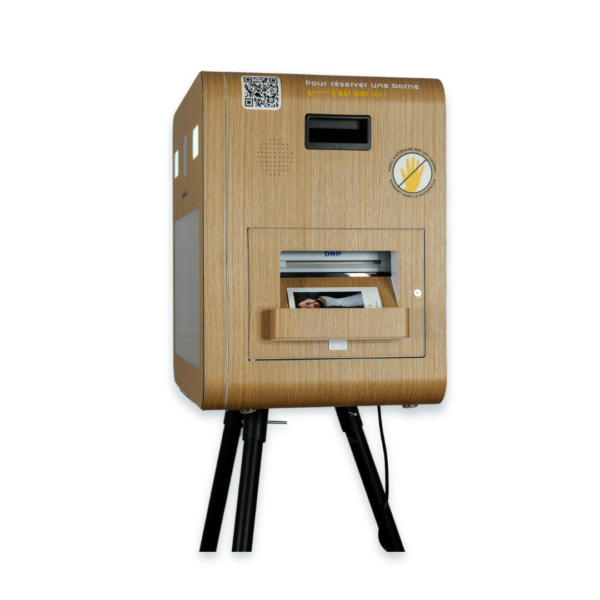 Borne Time To Smile - Wood Box - 200 tirages photo instantanés – Image 5