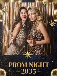 Template anniversaire portrait